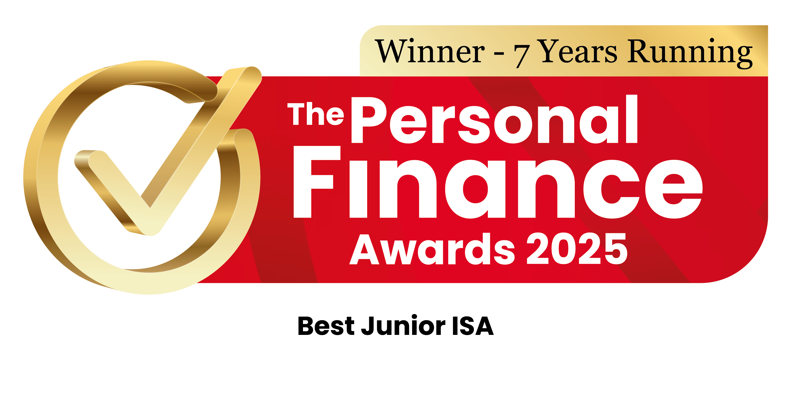 Wealthify's Best Junior ISA Personal Finance award 2025