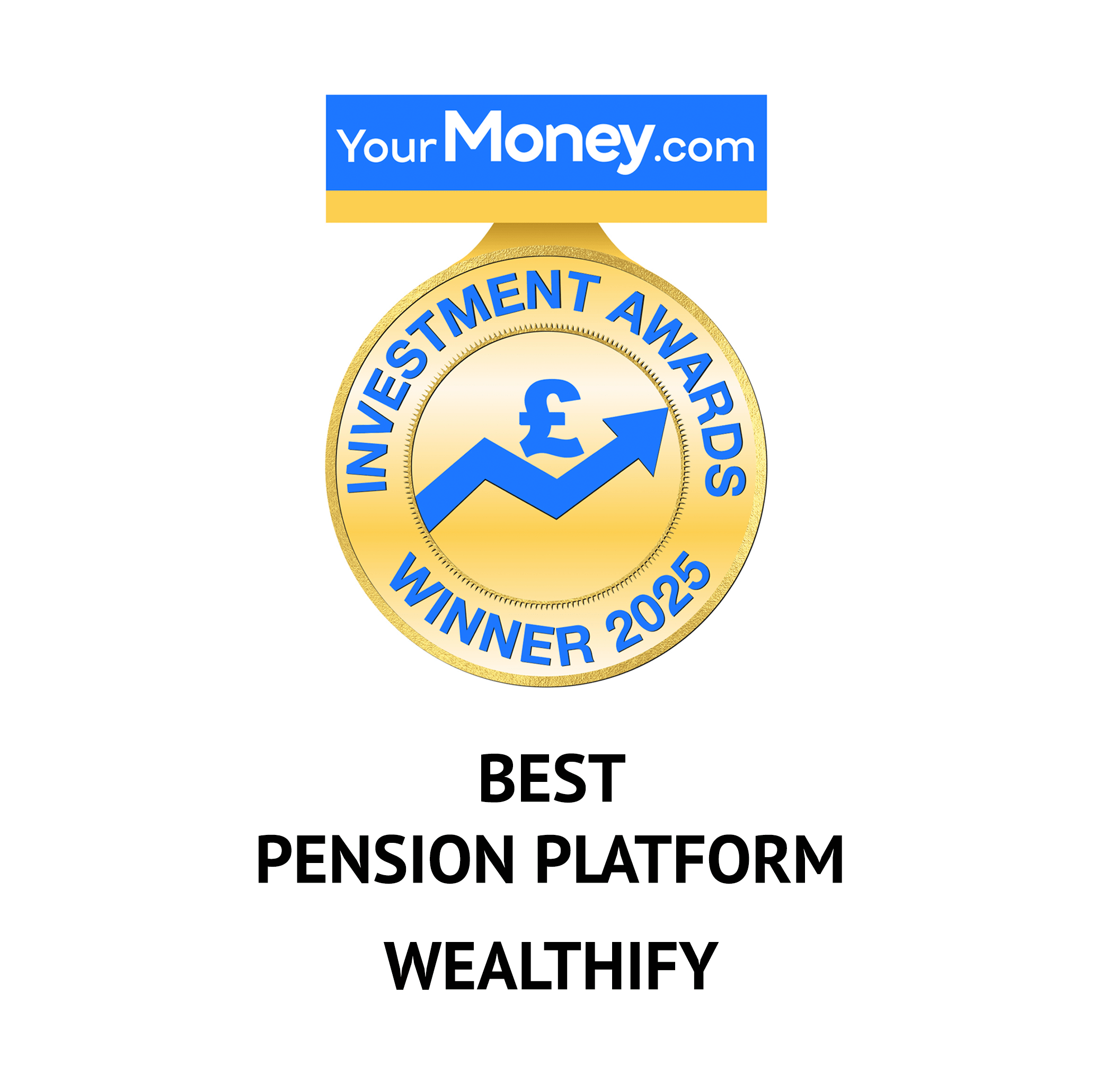 Winner of Best Pension Platform at the Your Money dot com Investment Awards 2025